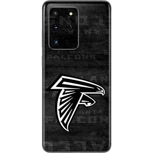NFL Atlanta Falcons Black & White Galaxy S20 Ultra 5G Skin